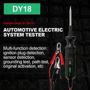 Voltmetro di corrente DUOYI DY18 per sonda tester di circuito per auto 12V 24V, DY18