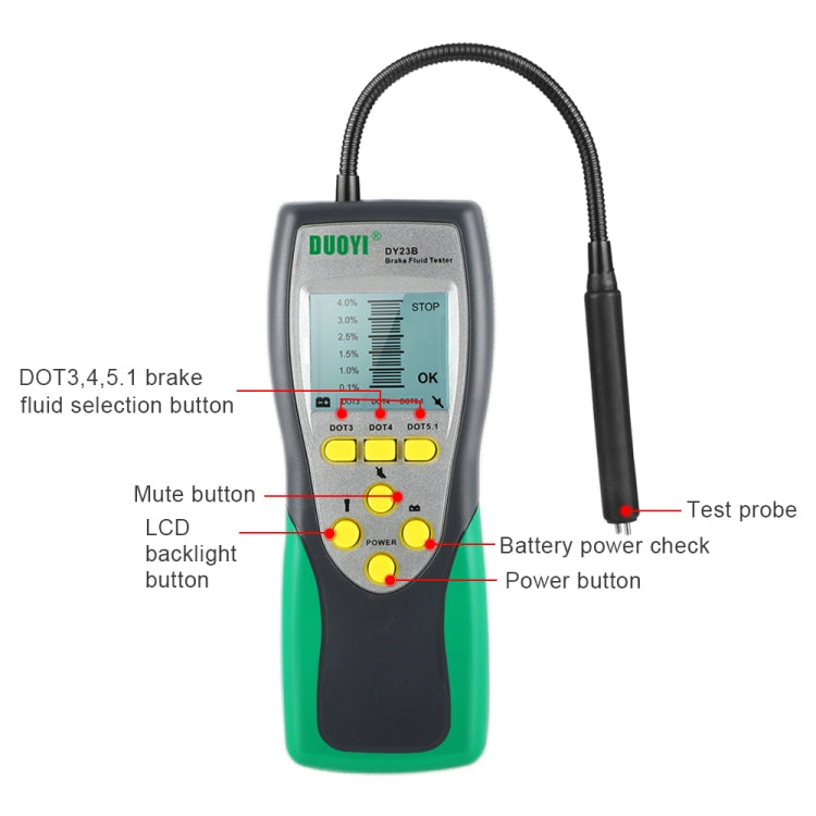 Tester umidità liquido freni auto DUOYI DY23B