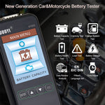 Tester per batteria per auto DUOYI DY222 12V / 24V, DY222