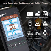 Tester per batteria per auto DUOYI DY222 12V / 24V, DY222