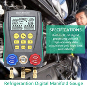 DUOYI DY517 Riparazione aria condizionata per auto Misuratore elettronico del refrigerante Misuratore di fluoro del condizionamento d'aria, DY517