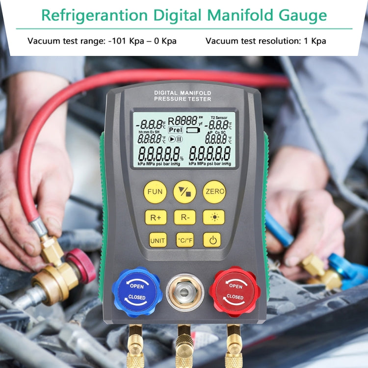 DUOYI DY517 Riparazione aria condizionata per auto Misuratore elettronico del refrigerante Misuratore di fluoro del condizionamento d'aria, DY517