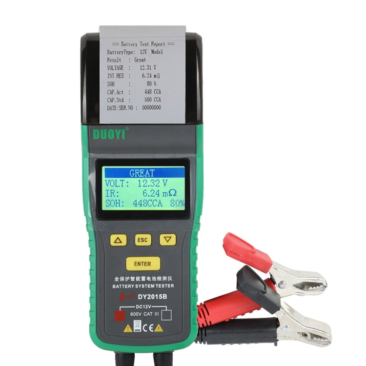 tester per batteria auto 12v duo Y ID Y2015B, DY2015B