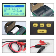 tester per batteria auto 12v duo Y ID Y2015B, DY2015B
