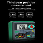 Tester di resistenza del misuratore di resistenza di terra digitale ad alta precisione DUOYI DY4100, DY4100
