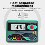 Tester di resistenza del misuratore di resistenza di terra digitale ad alta precisione DUOYI DY4100, DY4100