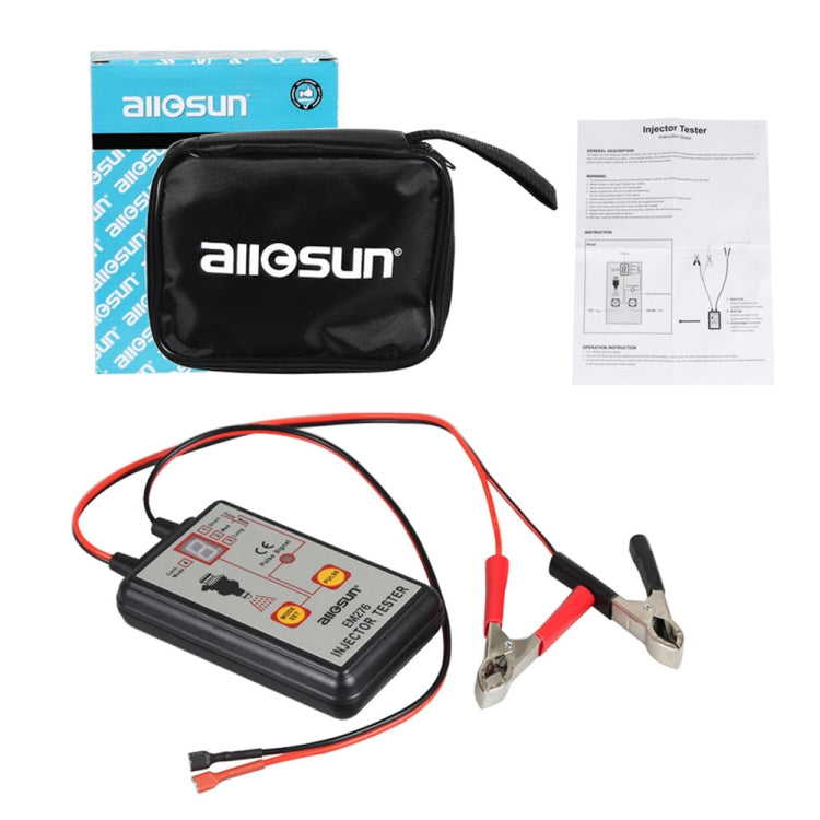 EM276 Tester per iniettori di carburante per auto 4 Strumento diagnostico di scansione del sistema di alimentazione in modalità Pluse, EM276