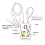 Tester iniettori carburante auto MZ620 con display LED