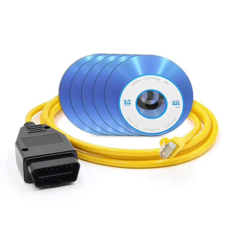 ESYS ENET per ICOM BMW Serie F con un set completo di CD V50.3 Cavo nascosto per spazzole per auto, Car Brush Hidden Cable