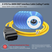 ESYS ENET per ICOM BMW Serie F con un set completo di CD V50.3 Cavo nascosto per spazzole per auto, Car Brush Hidden Cable