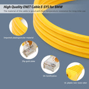 ESYS ENET per ICOM BMW Serie F con un set completo di CD V50.3 Cavo nascosto per spazzole per auto, Car Brush Hidden Cable