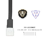 Cavo adattatore per moto da OBD a 3 pin per Yamaha, OBD to 3Pin