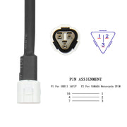 Cavo adattatore per moto da OBD a 3 pin per Yamaha, OBD to 3Pin