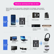 Ricevitore trasmettitore Bluetooth per auto M188 con supporto per microfono Chiamata in vivavoce, M188