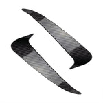 Striscia adesiva decorativa per lama del coltello a vento per paraurti posteriore per auto per Mercedes-Benz Classe C W205, Rear Wind Knife For Mercedes-Benz C Class(Black), Rear Wind Knife For Mercedes-Benz C Class(Carbon Fiber Black)
