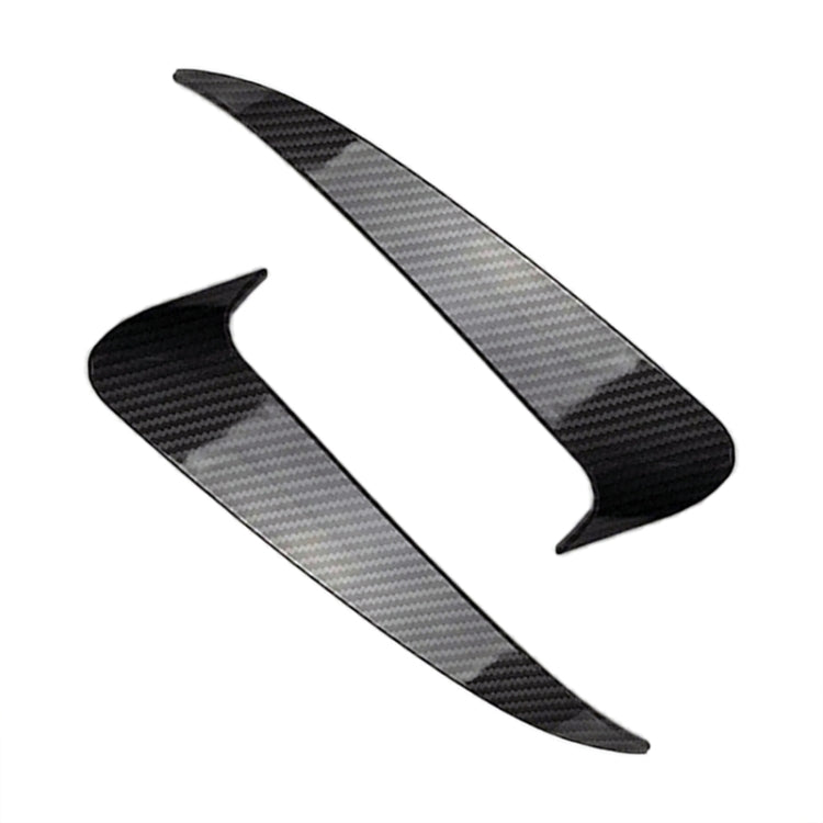Striscia adesiva decorativa per lama del coltello a vento per paraurti posteriore per auto per Mercedes-Benz Classe C W205, Rear Wind Knife For Mercedes-Benz C Class(Black), Rear Wind Knife For Mercedes-Benz C Class(Carbon Fiber Black)