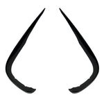 Striscia adesiva decorativa per coltello a vento anteriore per auto per Mercedes-Benz Classe E W213 2016-2020/E200/E260/E300, Wind Knife For Mercedes-Benz E Class(Black), Wind Knife For Mercedes-Benz E Class(Carbon Fiber Black)
