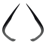 Striscia adesiva decorativa per coltello a vento anteriore per auto per Mercedes-Benz Classe E W213 2016-2020/E200/E260/E300, Wind Knife For Mercedes-Benz E Class(Black), Wind Knife For Mercedes-Benz E Class(Carbon Fiber Black)