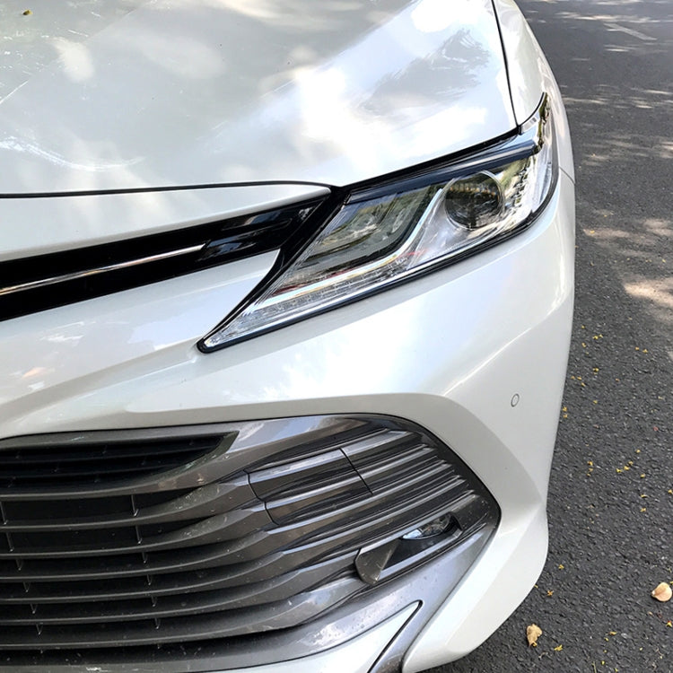 Adesivo decorativo per sopracciglia faro auto per Toyota Camry 2018+, Headlight Eyebrow For Toyota Camry 2018+ (Black), Headlight Eyebrow For Toyota Camry 2018+ (Carbon Fiber Black)