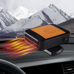 Sbrinatore e disappannatore multifunzionale per parabrezza anteriore per auto, riscaldatore cavo da 12 V, 12V (Orange), 24V (Red)