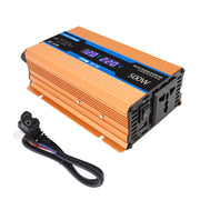 Carmaer Convertitore di potenza per uso domestico con doppio display digitale multifunzione per auto da 60 V a 220 V 500 W, 60V to 220V 500W