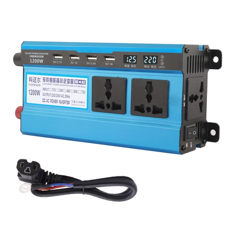 Convertitore di potenza 48V a 220V 1200W con doppio display digit