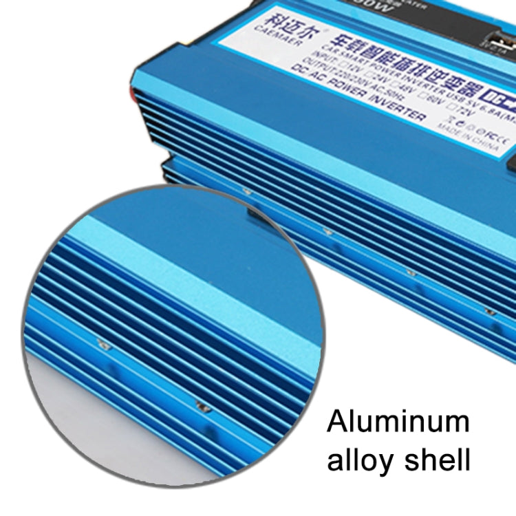 Convertitore di potenza 48V a 220V 1200W con doppio display digit