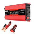 Convertitore di alimentazione 24V a 220V 500W con display LCD