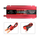 Convertitore di alimentazione 12V a 220V 2000W con display LCD