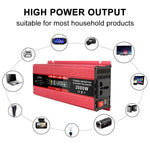 Convertitore di alimentazione 24V a 220V 2000W con display LCD