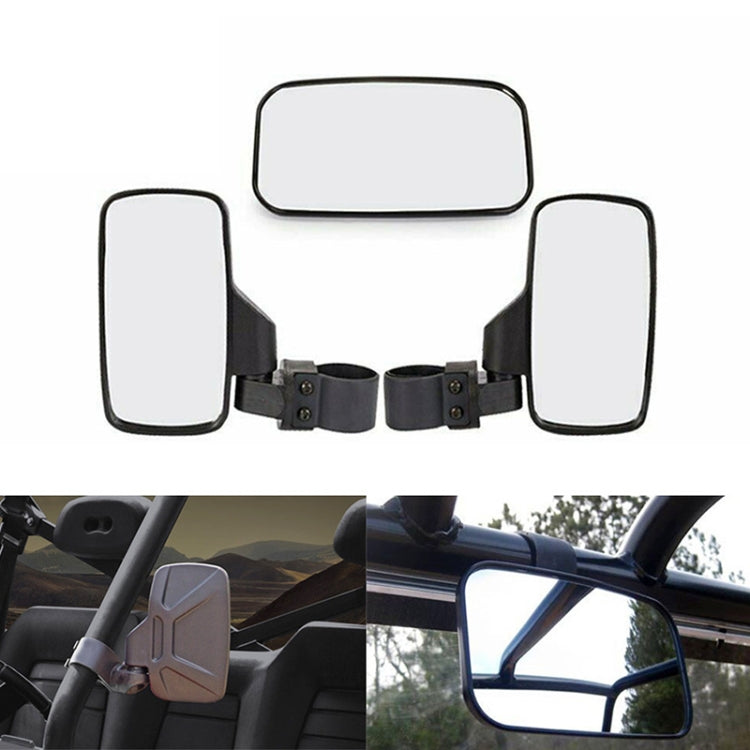 Universale per veicoli fuoristrada Set combinato specchietto retrovisore centrale specchietto laterale per UTV / ATV, Side Mirror Combination Set
