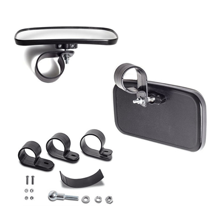 Universale per veicoli fuoristrada Set combinato specchietto retrovisore centrale specchietto laterale per UTV / ATV, Side Mirror Combination Set
