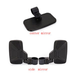 Universale per veicoli fuoristrada Set combinato specchietto retrovisore centrale specchietto laterale per UTV / ATV, Side Mirror Combination Set