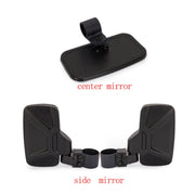Universale per veicoli fuoristrada Set combinato specchietto retrovisore centrale specchietto laterale per UTV / ATV, Side Mirror Combination Set