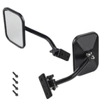 SF-JP-003 Coppia Specchietto retrovisore per porta laterale auto Lente ad angolo regolabile Specchietto esterno per punto cieco per Jeep Wrangler, SF-JP-003