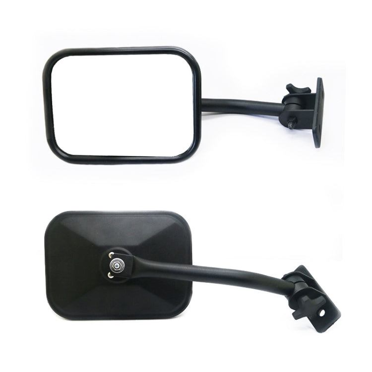SF-JP-003 Coppia Specchietto retrovisore per porta laterale auto Lente ad angolo regolabile Specchietto esterno per punto cieco per Jeep Wrangler, SF-JP-003