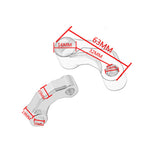 Set staffe estensione specchio retrovisore moto in alluminio