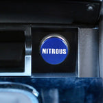 2 pezzi di copertura antipolvere per accendisigari in metallo con lettera NITROUS per auto/moto, NITROUS