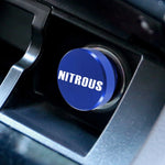 2 pezzi di copertura antipolvere per accendisigari in metallo con lettera NITROUS per auto/moto, NITROUS