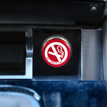 2 pezzi di copertura antipolvere per accendisigari in metallo con lettera NON FUMATORI per auto/moto, NO SMOKING