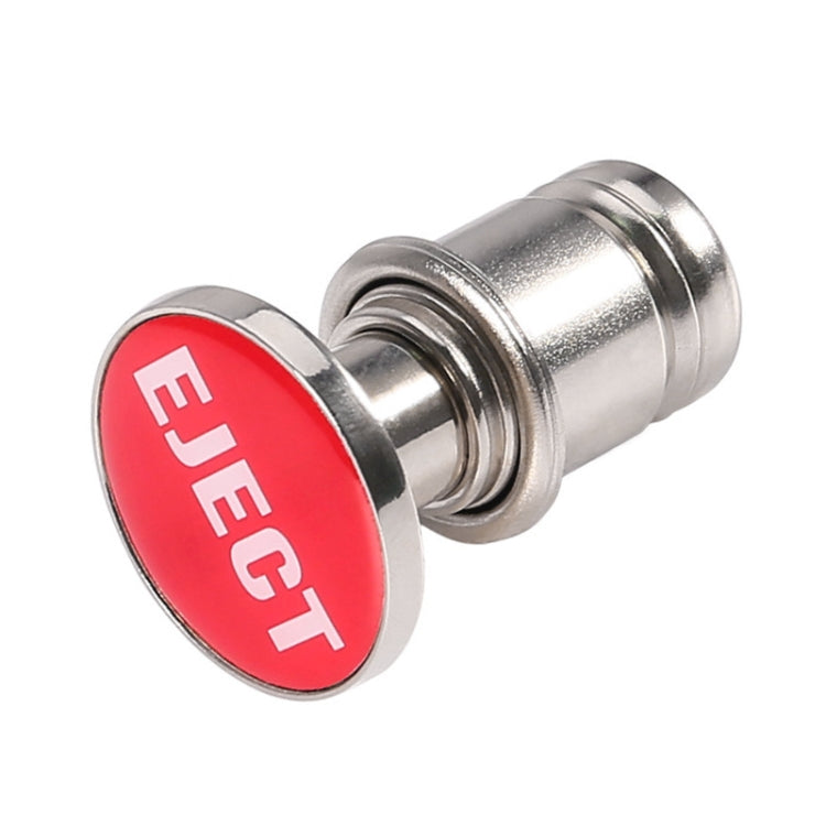 2 pezzi 12 V per auto/moto EJECT lettera accendisigari in metallo, mozzicone di sigaretta, EJECT