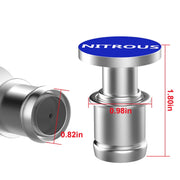 2 pezzi 12V per auto/moto NITROUS lettera accendisigari in metallo, mozzicone di sigaretta, NITROUS