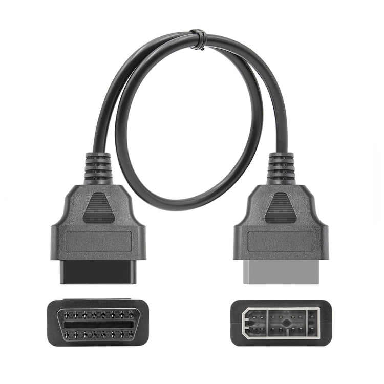 Cavo adattatore diagnostico OBDII per cavo di conversione OBD2 per auto da 14 pin a 16 pin per Nissan, 14Pin to 16Pin for Nissan