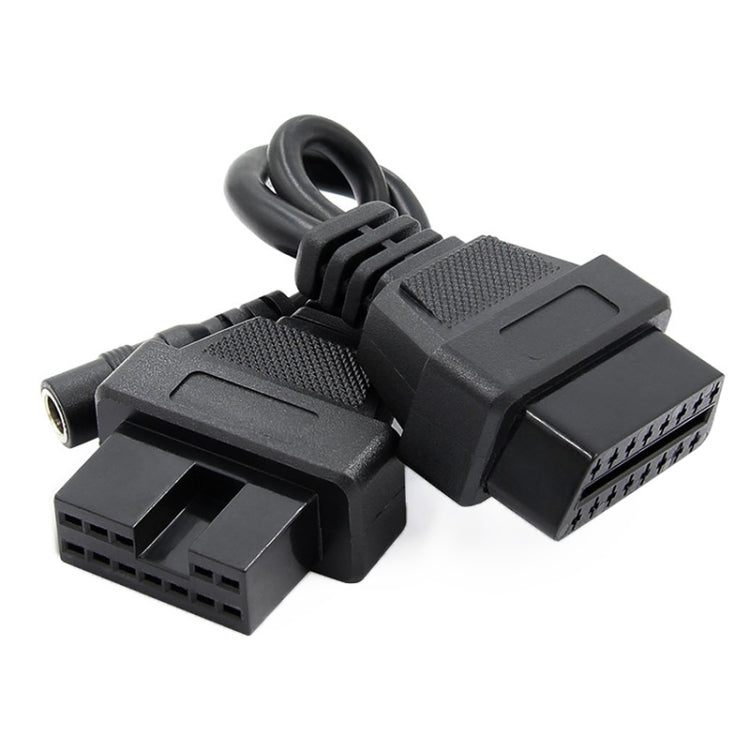 Cavo adattatore diagnostico OBDII per cavo di conversione OBD2 per auto da 12 pin a 16 pin per Mitsubishi, 12Pin to 16Pin for Mitsubishi