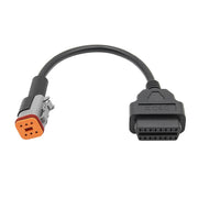 Cavo adattatore diagnostico OBDII per cavo di conversione OBD2 per motocicli a 6 pin per Harley Davidson, 6Pin