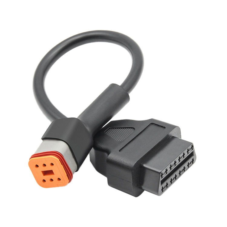 Cavo adattatore diagnostico OBDII per cavo di conversione OBD2 per motocicli a 6 pin per Harley Davidson, 6Pin