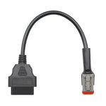 Cavo adattatore diagnostico OBDII per cavo di conversione OBD2 per motocicli a 6 pin per Harley Davidson, 6Pin