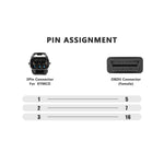 Cavo adattatore diagnostico OBDII per cavo di conversione OBD2 per motocicli da 16 pin a 3 pin per KYMCO, 16Pin to 3Pin