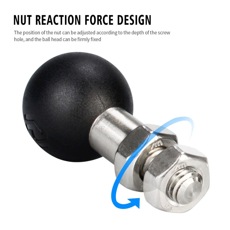 WUPP PJ-416A1 YF-213 Supporto per specchietto retrovisore moto Staffa M8 Testa a sfera fissa, M8