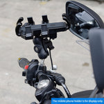 WUPP PJ-416A1 YF-213 Supporto per specchietto retrovisore moto Staffa M8 Testa a sfera fissa, M8